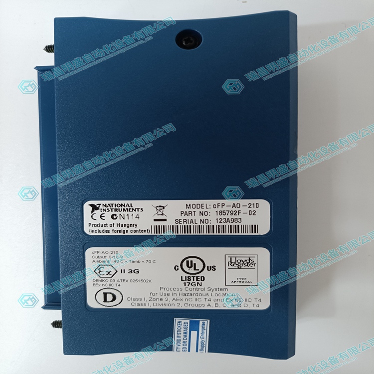 NI CFP-AO-210 电压模拟输出模块