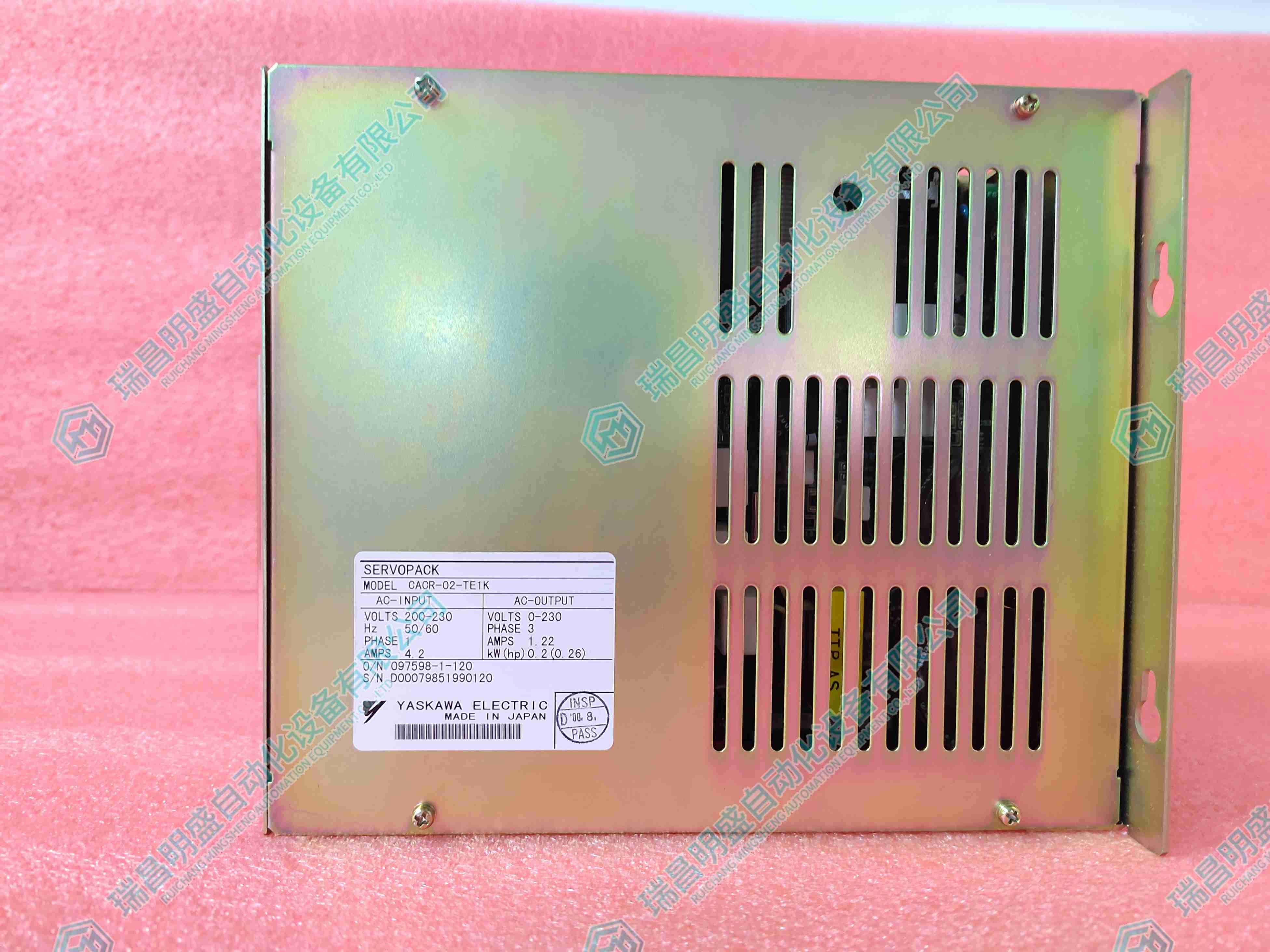 YASKAWA CACR-02-TE1K 伺服驱动器