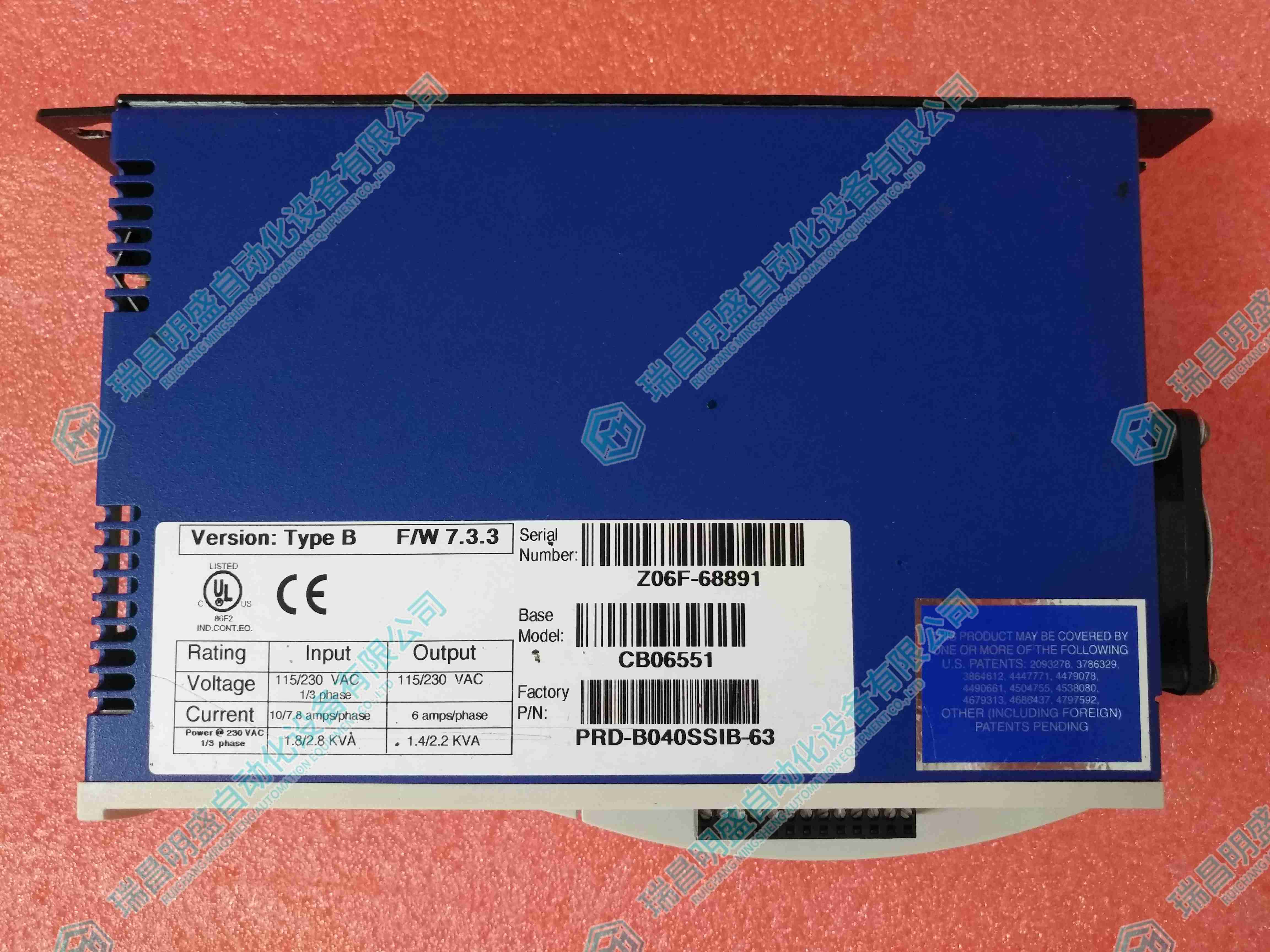 KOLLMORGEN CB06551 PRD-B040SSIB-63 伺服驱动器