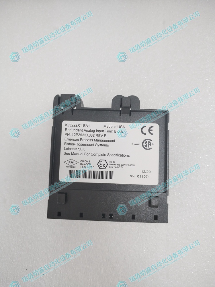 EMERSON VE4033S2B1 输入输出模块